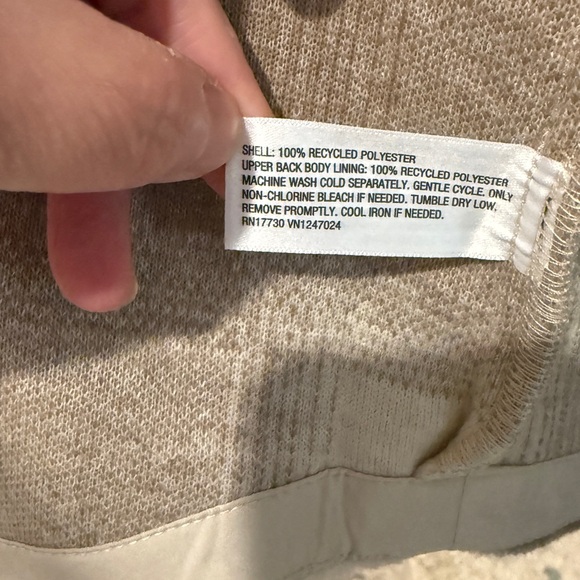 NWT Ava & Viv Cream Plaid Button Down Lined Jacket - Size 2X - Picture 7 of 7